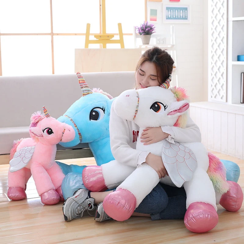 Das Einhorn als Plüsch Kuscheltier (50/60/90cm)