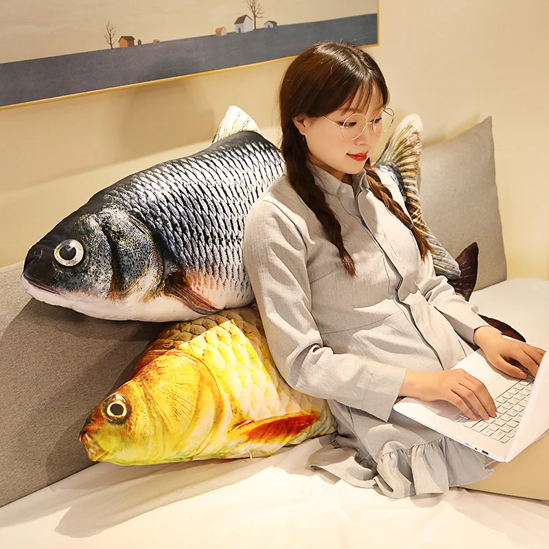 Der Clownfisch oder Karpfen als Plüschtier (30 bis 80cm)