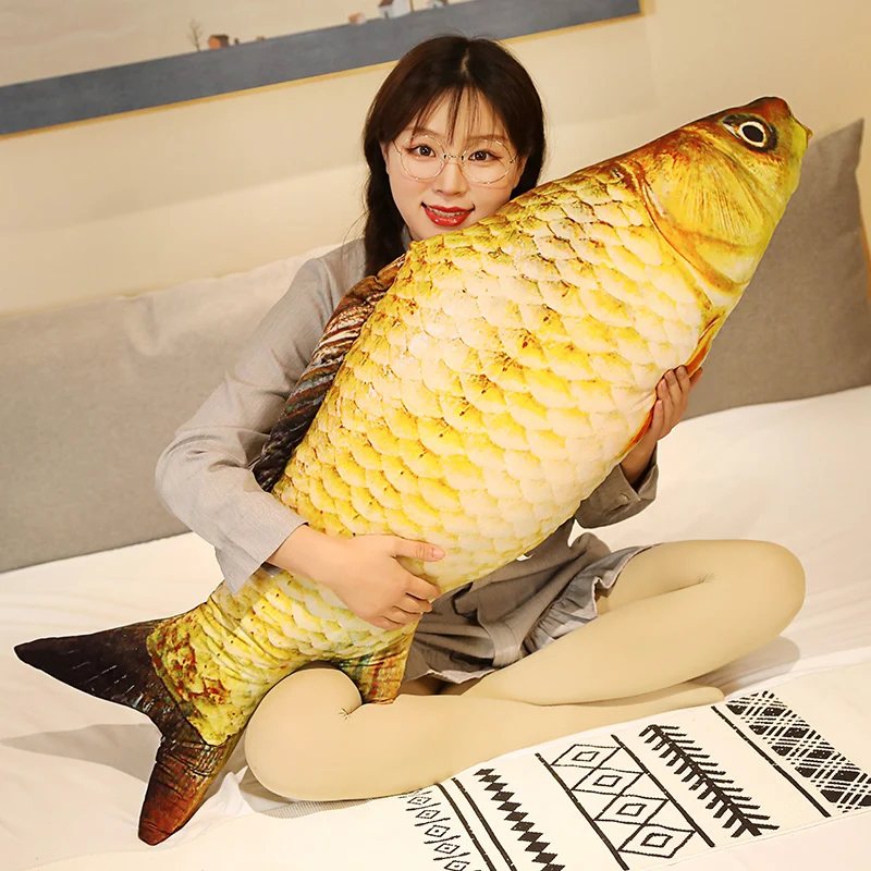 Der Clownfisch oder Karpfen als Plüschtier (30 bis 80cm)