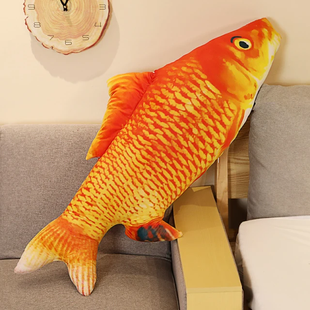 Der Clownfisch oder Karpfen als Plüschtier (30 bis 80cm)