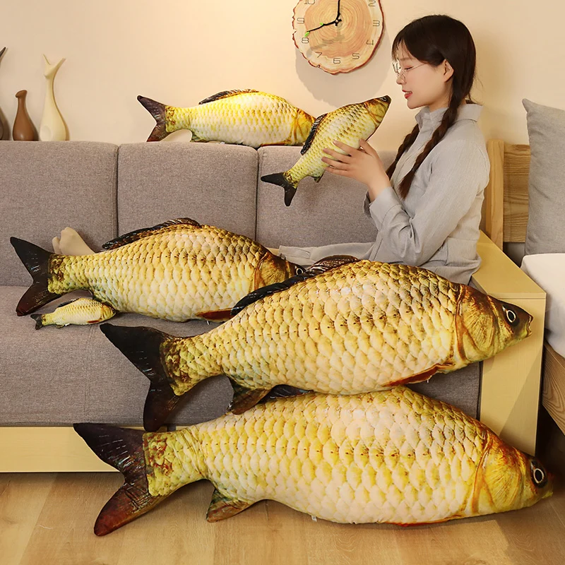 Der Clownfisch oder Karpfen als Plüschtier (30 bis 80cm)