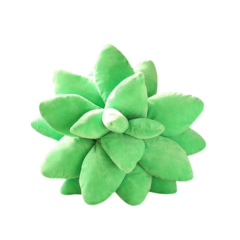 Lebensechte Sukkulenten Stoff Pflanzen Deko Element Kissen (25/45cm)