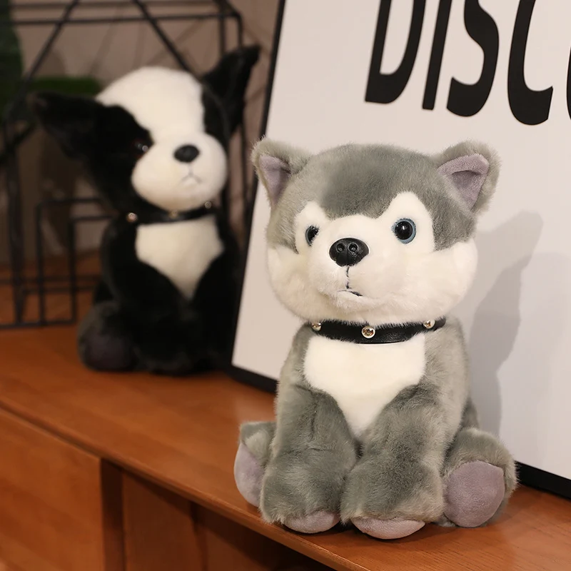 Niedliche Hunde Husky u. a. Kuscheltiere (20cm oder 25cm)