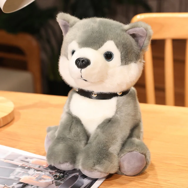 Niedliche Hunde Husky u. a. Kuscheltiere (20cm oder 25cm)