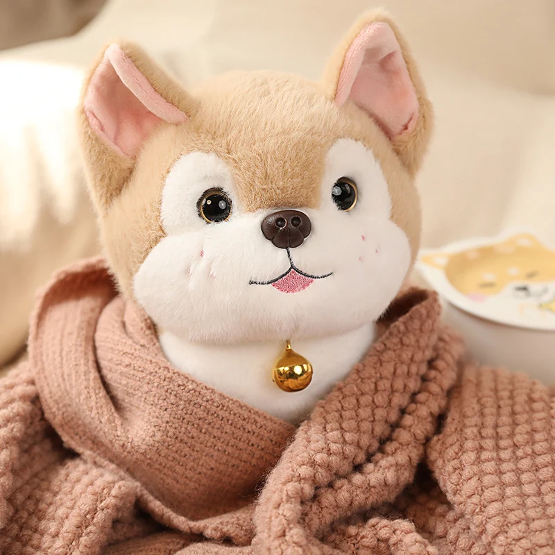 Cartoon Kawaii Süßer Husky als Kuscheltier (ca. 25cm)