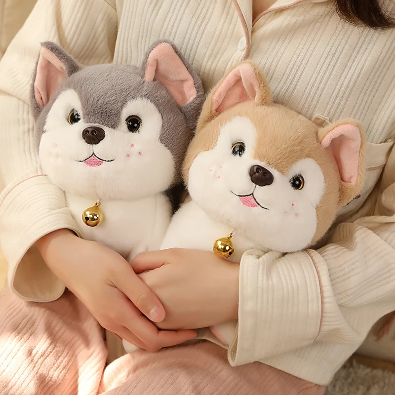 Cartoon Kawaii Süßer Husky als Kuscheltier (ca. 25cm)