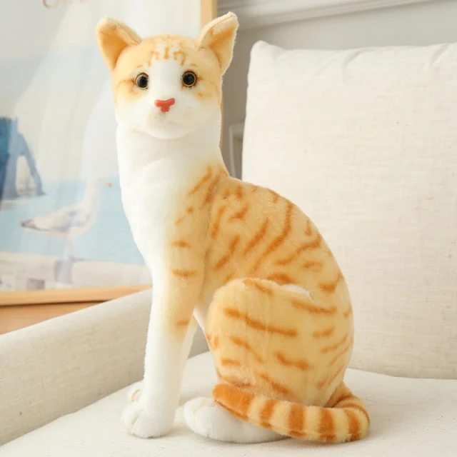 Siam Katze Plüsch Kuscheltier im Lebensechten Look