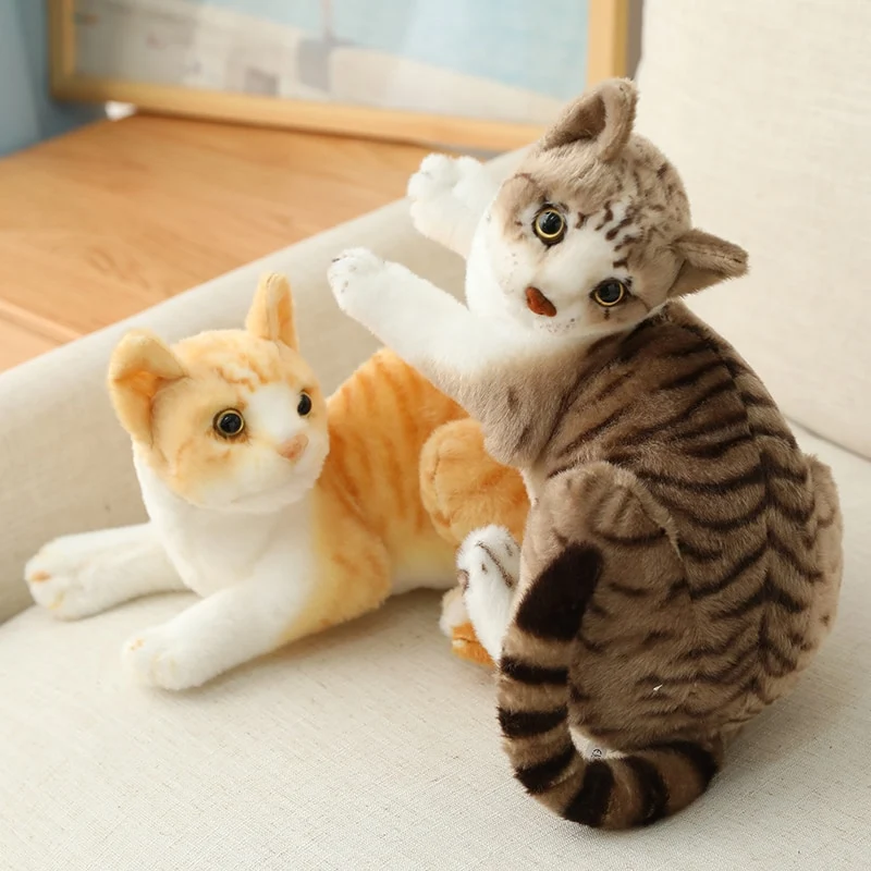 Siam Katze Plüsch Kuscheltier im Lebensechten Look