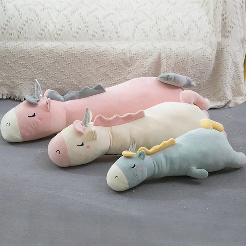 XXL Liegendes Einhorn Stofftier (70cm bis 120cm)