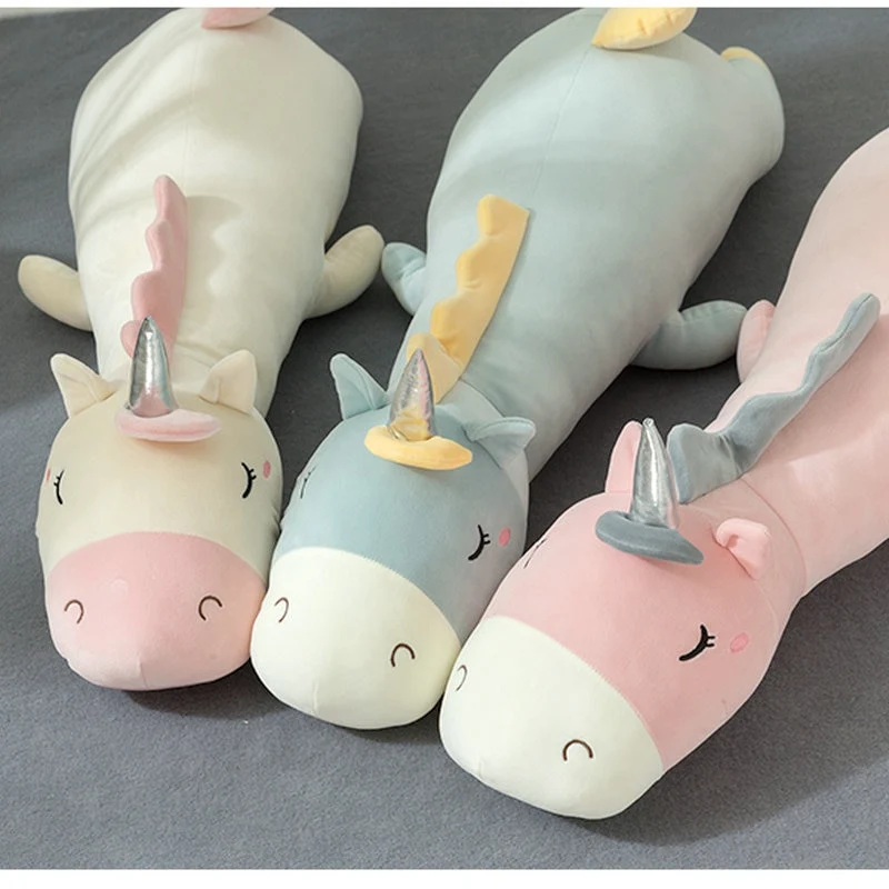 XXL Liegendes Einhorn Stofftier (70cm bis 120cm)