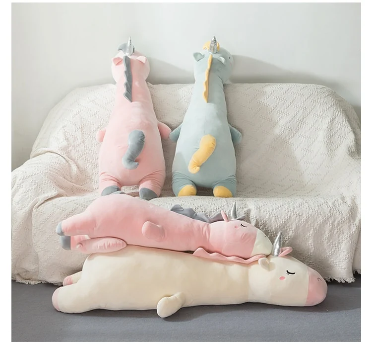 XXL Liegendes Einhorn Stofftier (70cm bis 120cm)