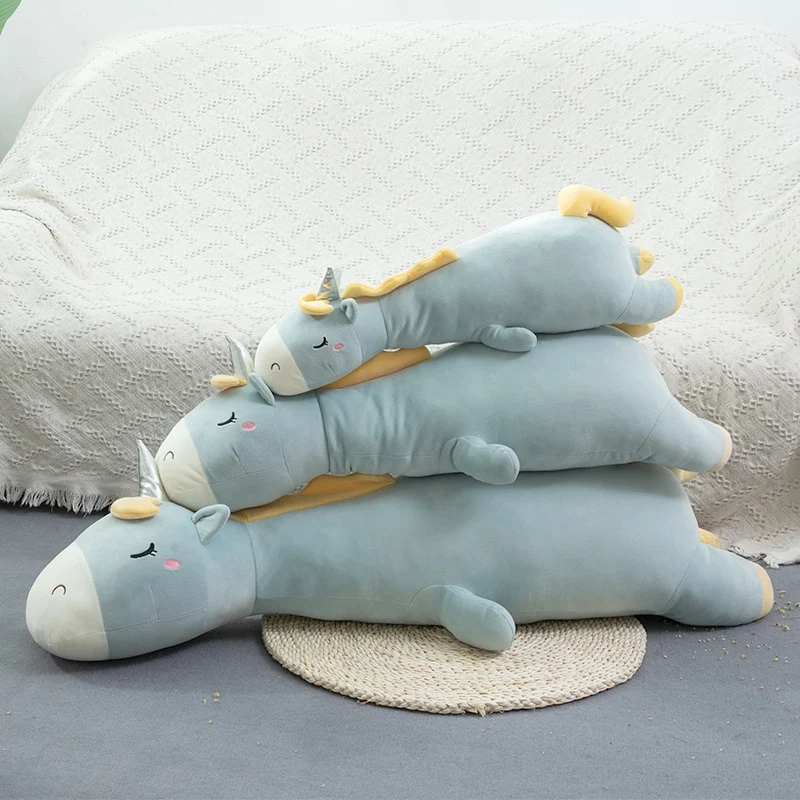 XXL Liegendes Einhorn Stofftier (70cm bis 120cm)