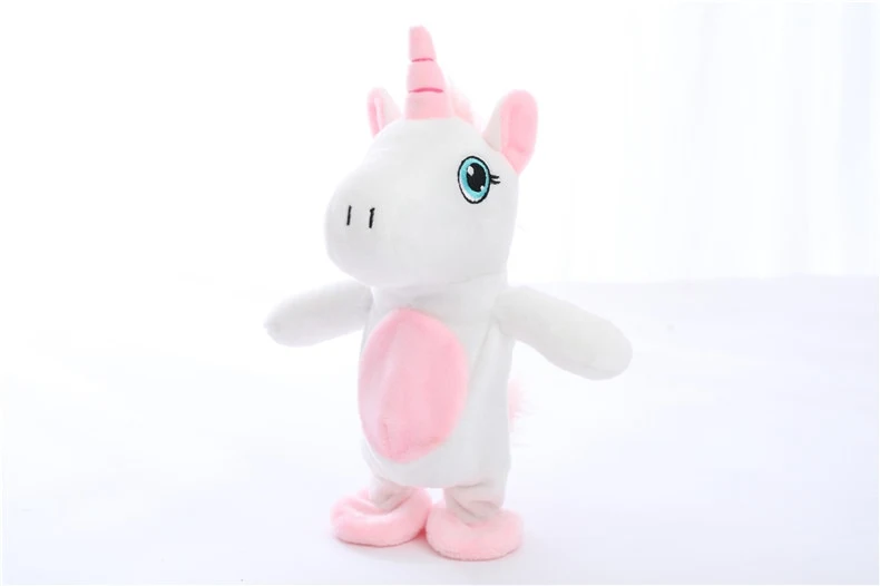 Lustiges gehendes Einhorn Kuscheltier Spielzeug (ca. 35cm)
