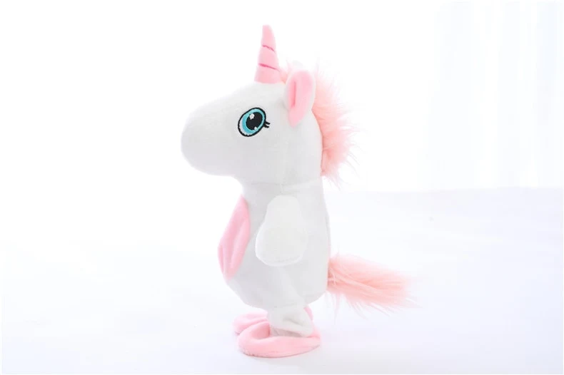 Lustiges gehendes Einhorn Kuscheltier Spielzeug (ca. 35cm)