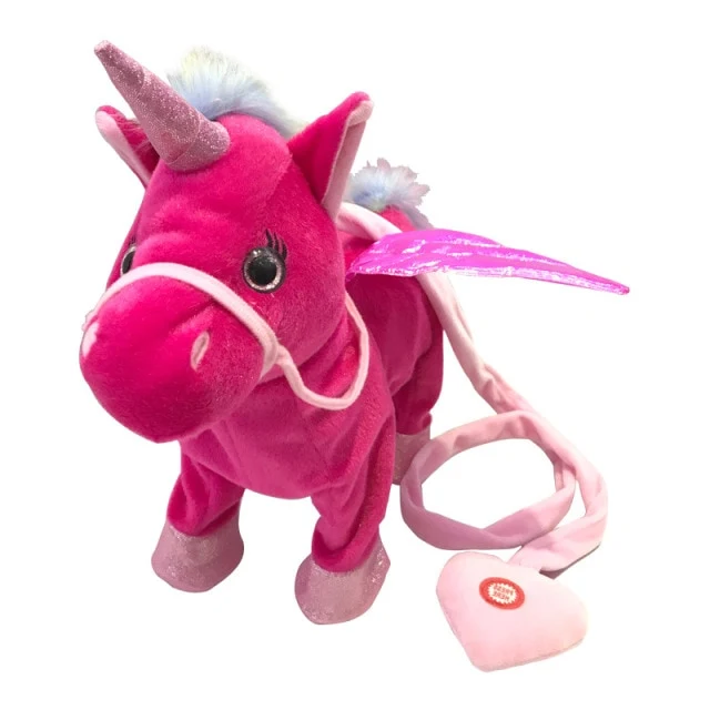 Lustiges gehendes Einhorn Kuscheltier Spielzeug (ca. 35cm)
