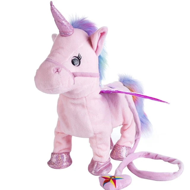 Lustiges gehendes Einhorn Kuscheltier Spielzeug (ca. 35cm)