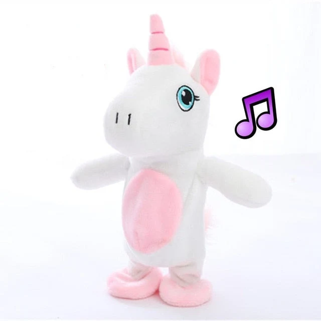 Lustiges gehendes Einhorn Kuscheltier Spielzeug (ca. 35cm)