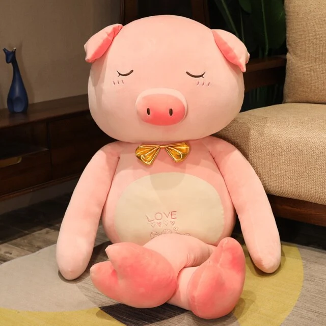 Tolle Comic Kuscheltiere - Frosch, Schwein, Hase oder Pferd (55cm oder 90cm)