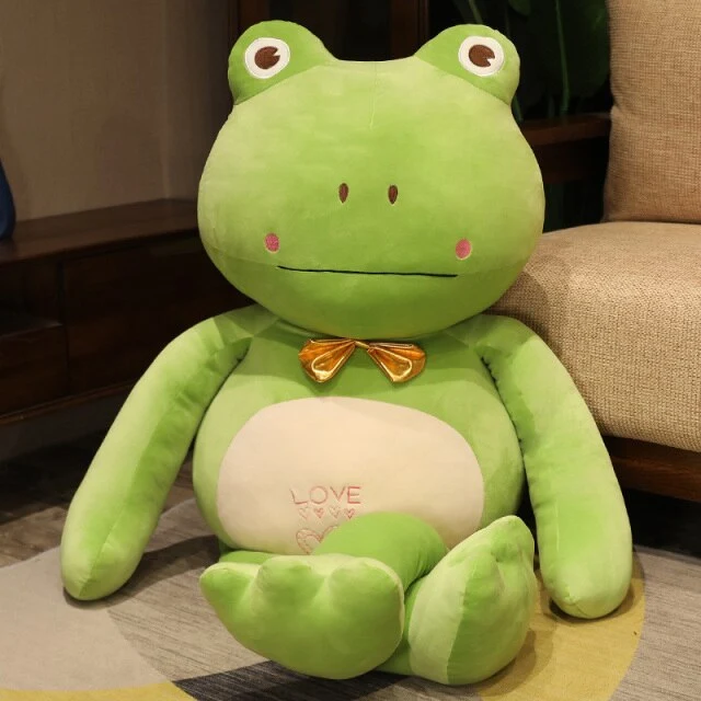 Tolle Comic Kuscheltiere - Frosch, Schwein, Hase oder Pferd (55cm oder 90cm)
