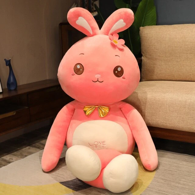 Tolle Comic Kuscheltiere - Frosch, Schwein, Hase oder Pferd (55cm oder 90cm)