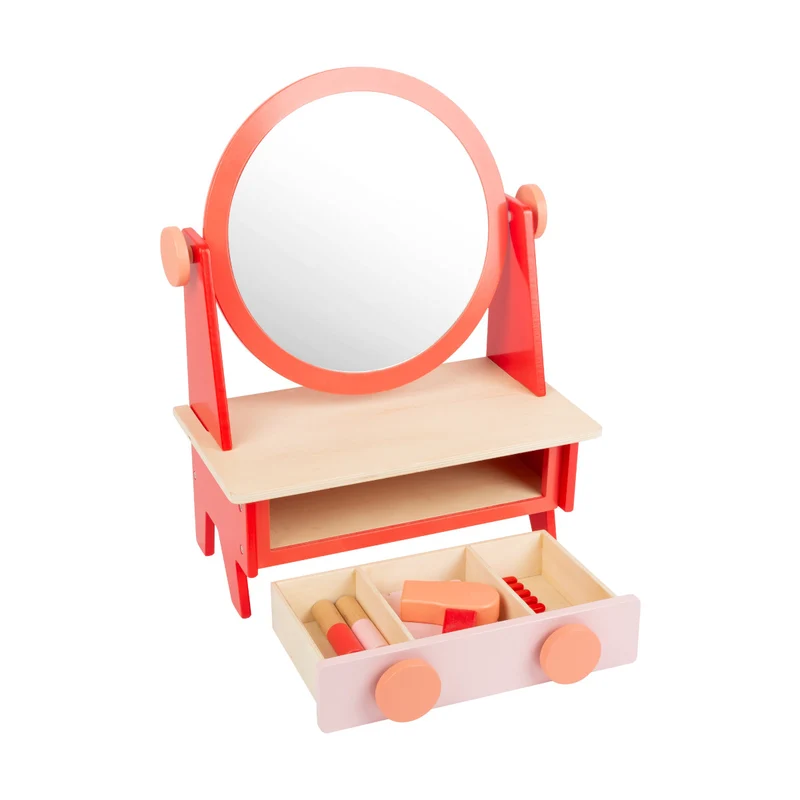 Schminktisch für Kinder pink/ rot