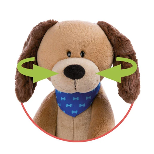 Nici - N48183 - Kuscheltier Hund Barky mit Biegefunktion, 30 cm
