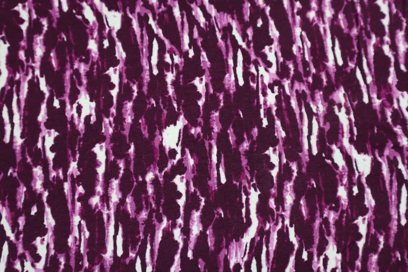 Viskosejersey Action Paint - beere