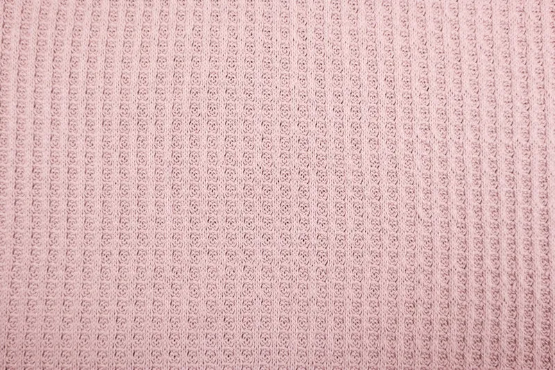 Waffel Strickstoff Romy - rosa