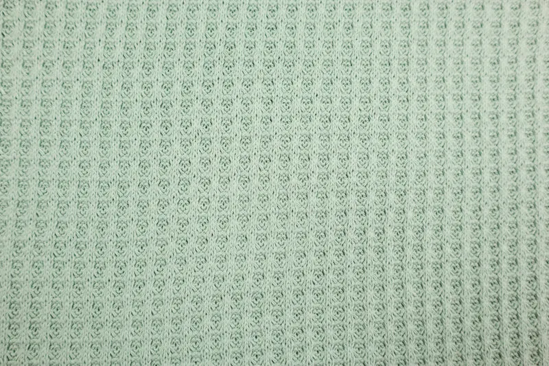 Waffel Strickstoff Romy - mint