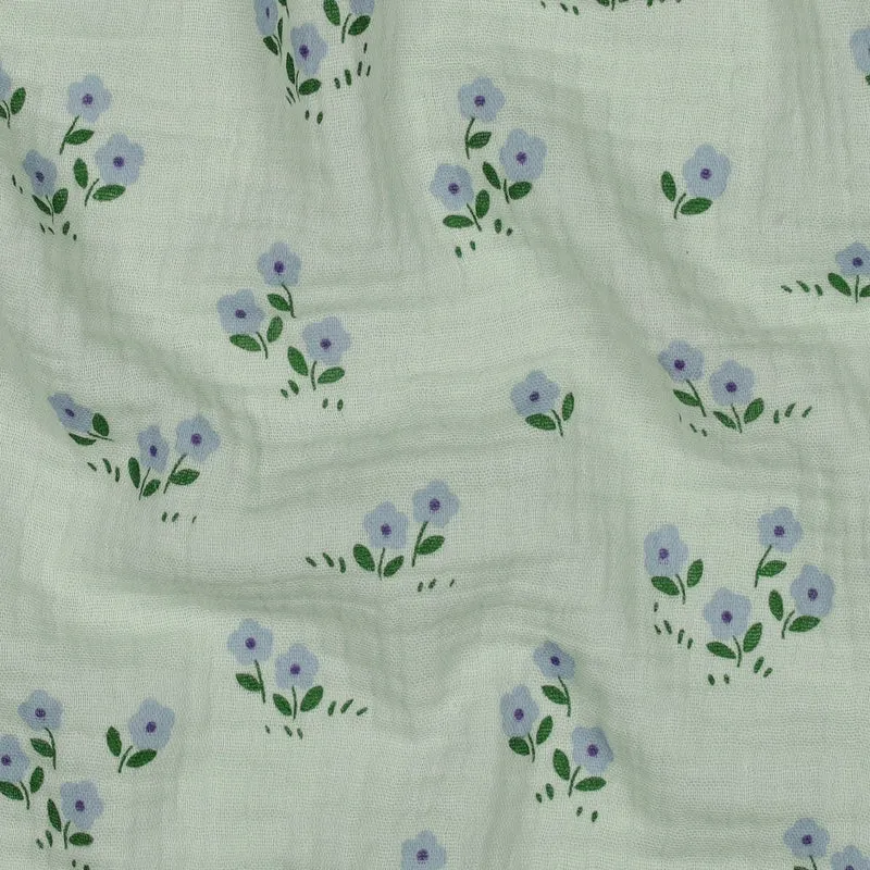 Double Gauze Musselin Blumen by Poppy