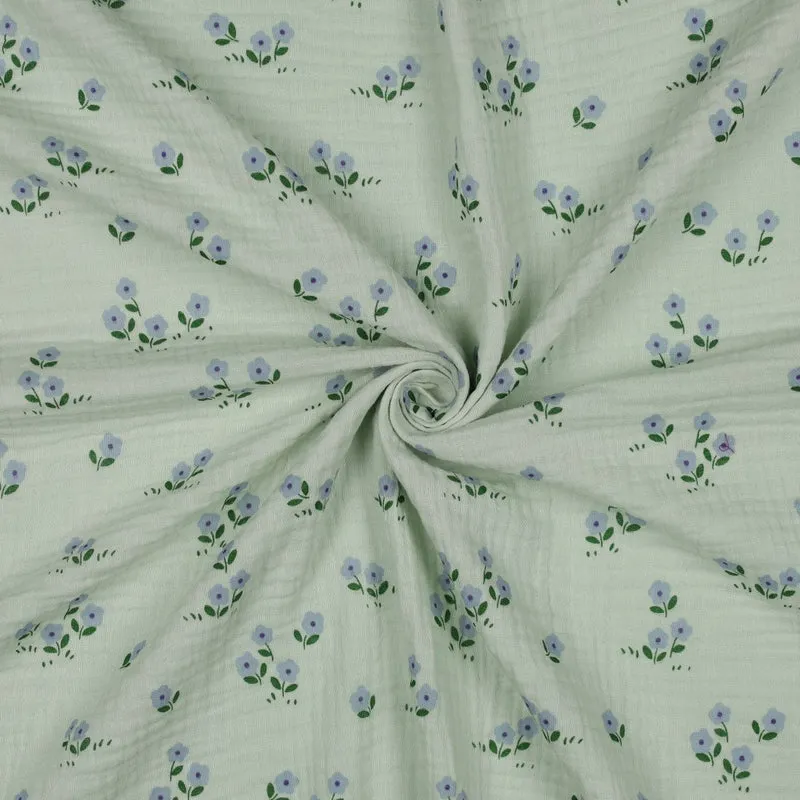 Double Gauze Musselin Blumen by Poppy