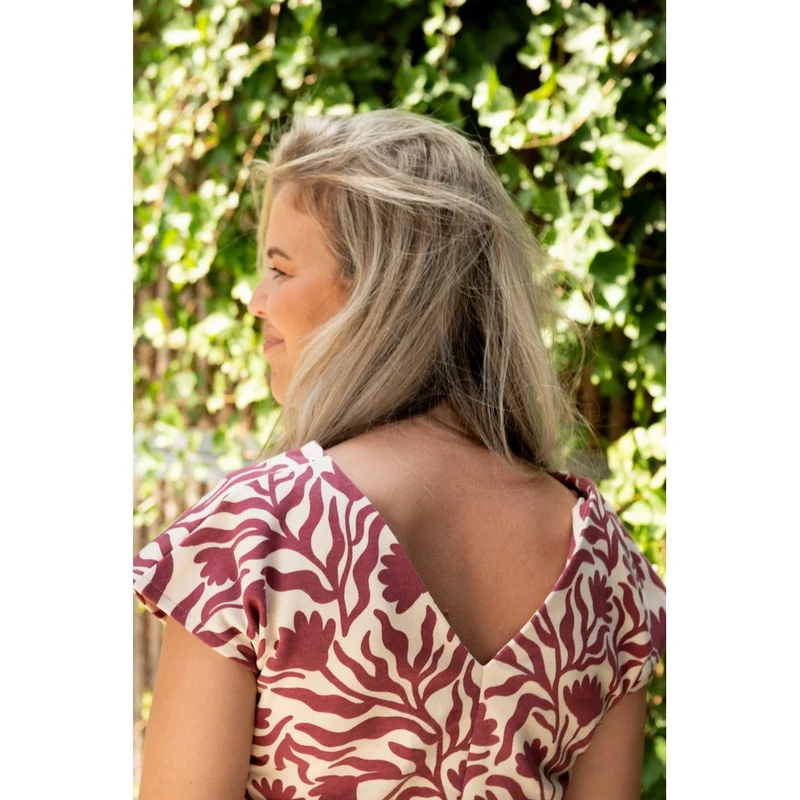 Sweatshirtstoff Natural Flowers by Poppy