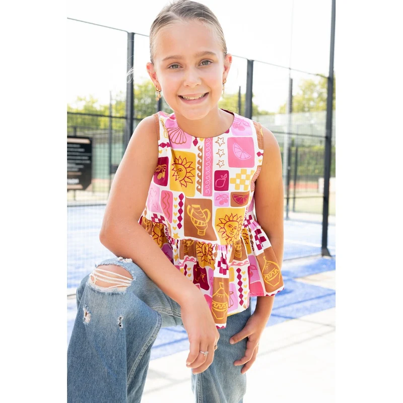 Baumwoll Popeline Summer Patchwork by Poppy