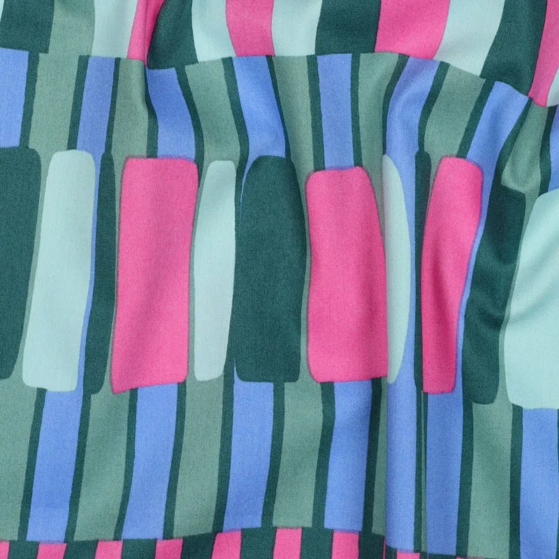 Baumwoll Viskose Mix Stripes by Poppy