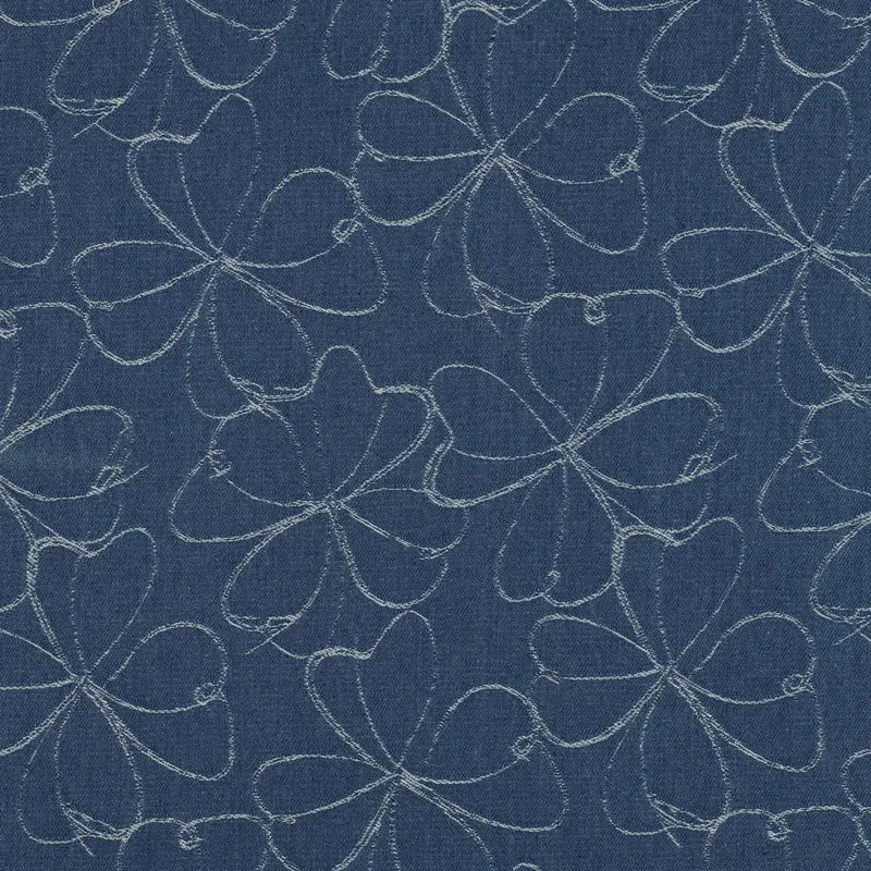 Denim Jeans Jacquard Blumen by Poppy