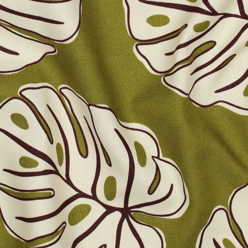 Canvas Leaves natur/khaki
