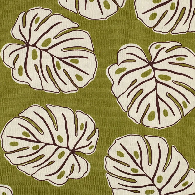 Canvas Leaves natur/khaki