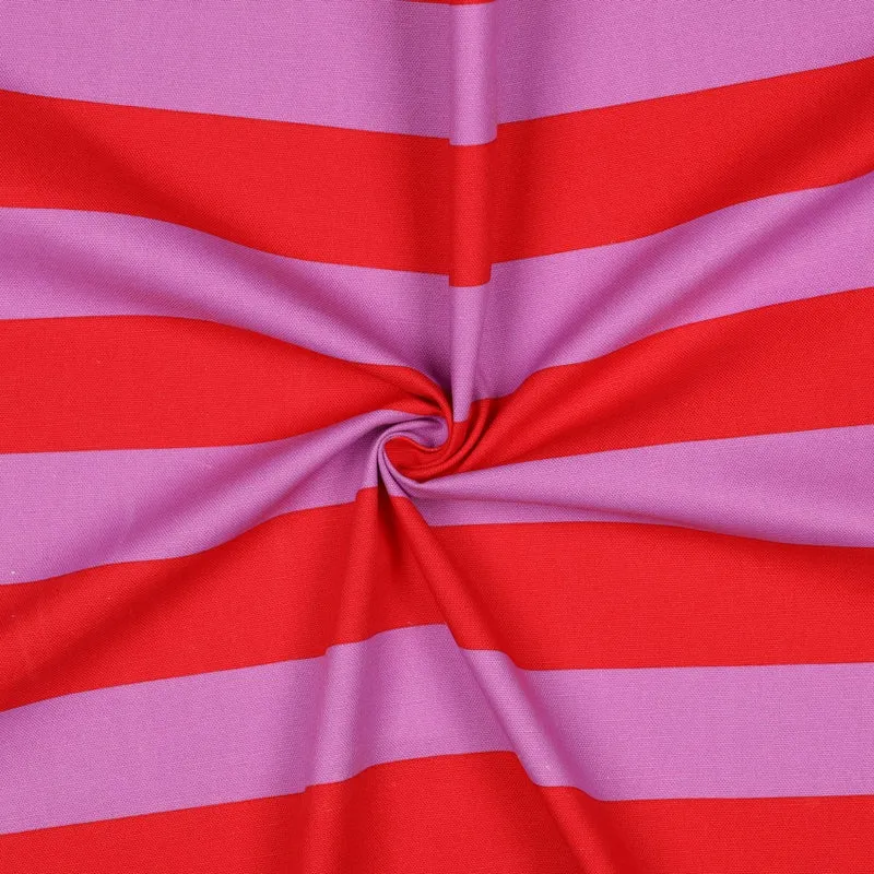 Canvas Stripes rot/pink