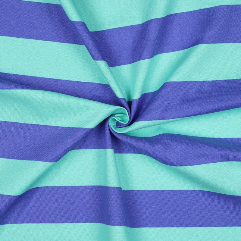 Canvas Stripes blau/mint
