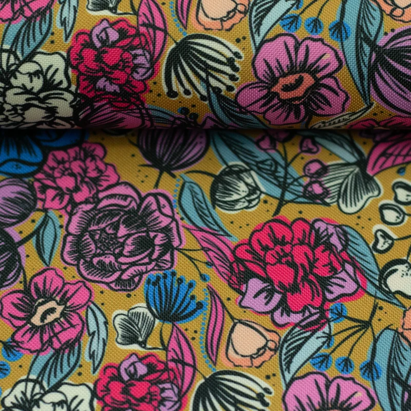 Oxfordgewebe Happy Collection by Cherry Picking