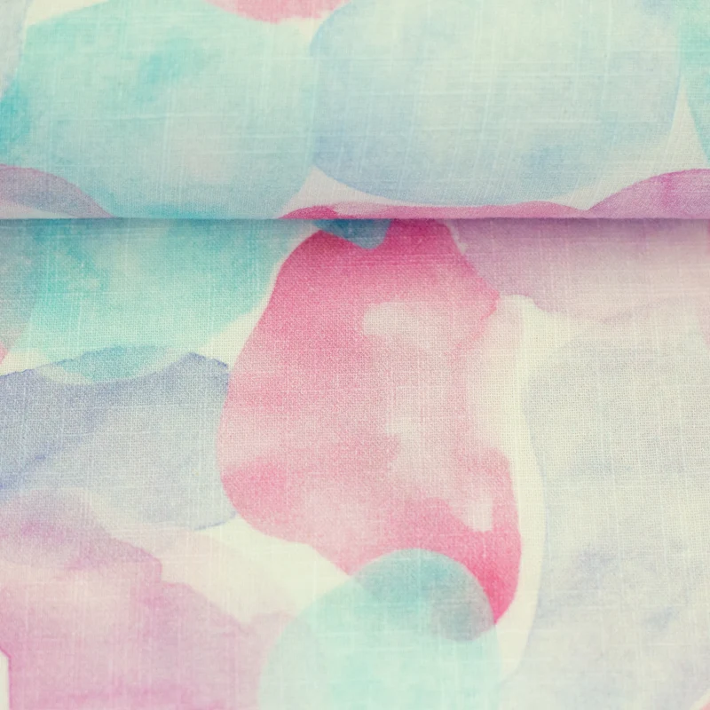 Double Slub Musselin Leo Print by Hip Som Hap