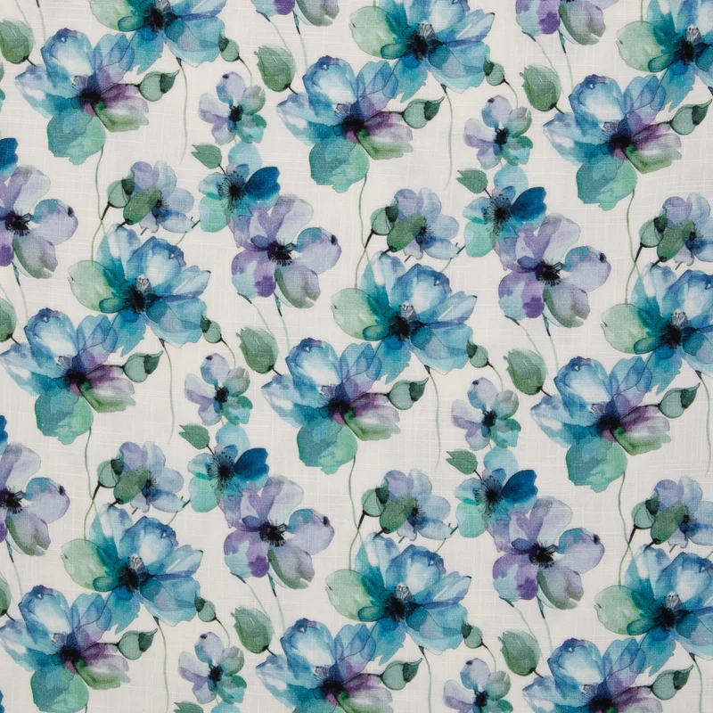 Double Slub Musselin Fleur