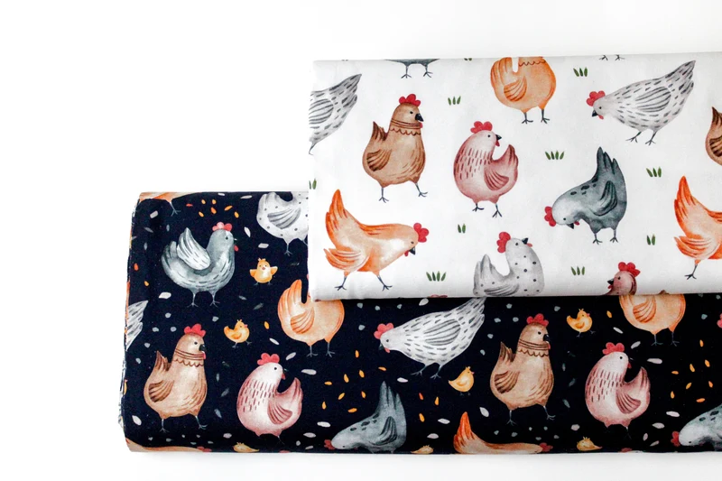 Baumwolljersey Chicken by Hip Som Hap