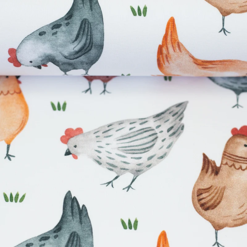 Baumwolljersey Chicken by Hip Som Hap