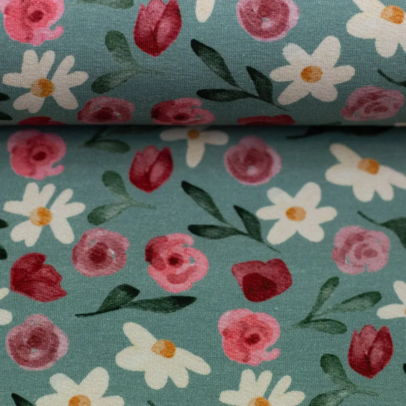 Baumwolljersey Fleurs by Lausemia