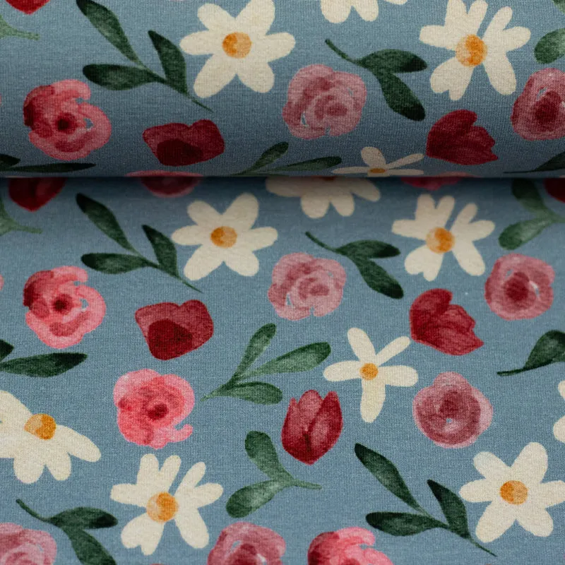 Baumwolljersey Fleurs by Lausemia
