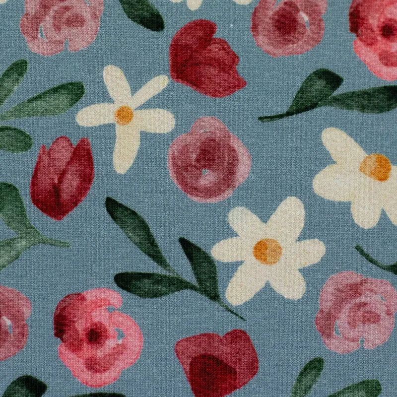 Baumwolljersey Fleurs by Lausemia