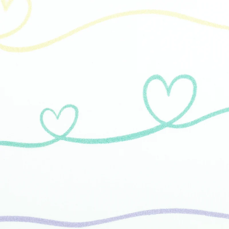 Baumwolljersey Scribble Hearts by Mrs Mint Design