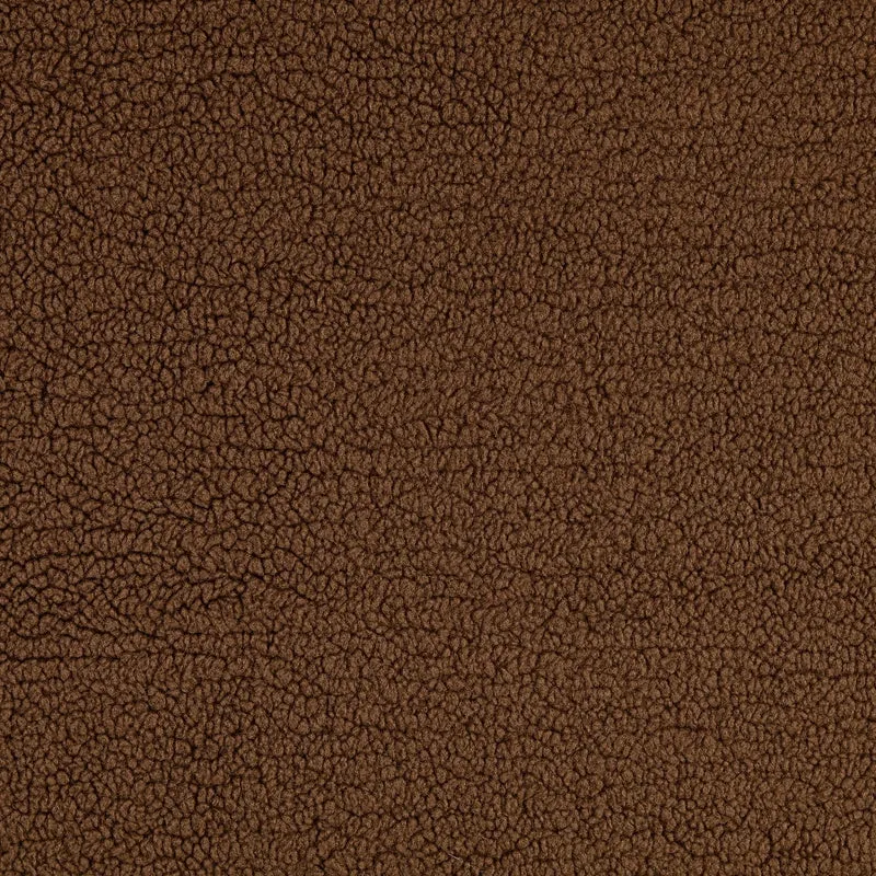 Teddyfleece mit Suedeabseite - braun