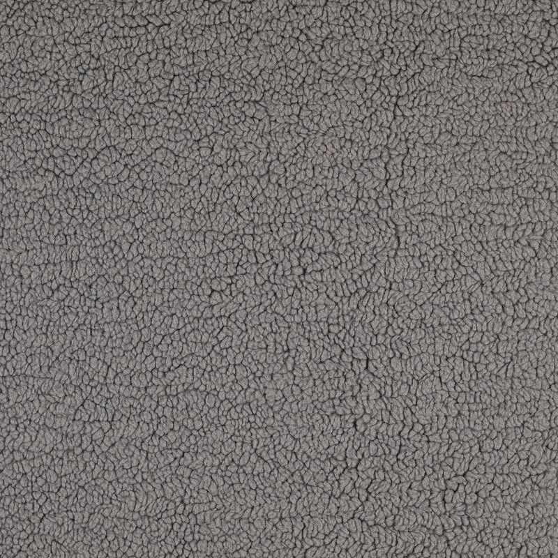 Teddyfleece mit Suedeabseite - grau